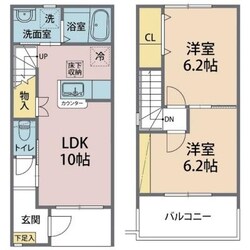 メゾン・ライトウィング（Maison.Light Wing）の物件間取画像